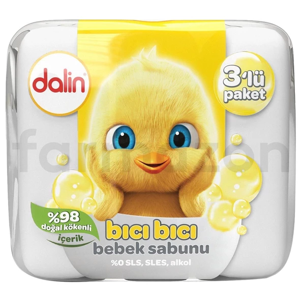 Dalin Bıcı Bıcı Bebek Sabunu 3'lü Paket