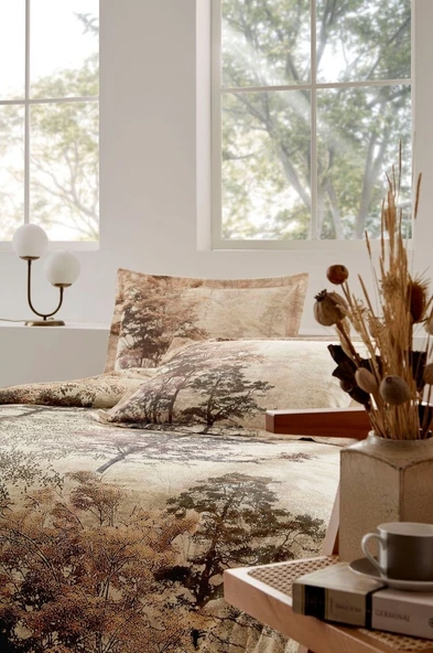 Özdilek Tanne Nevresim Takımı Çift Kişilik Oranj - Resim 4