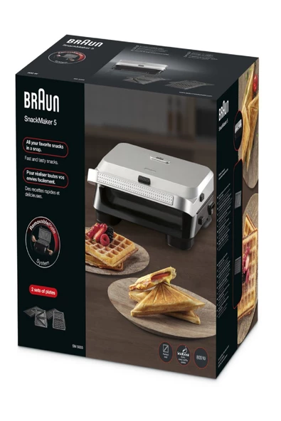 Braun SnackMaker 5 SM5005 Silver Tost M.
