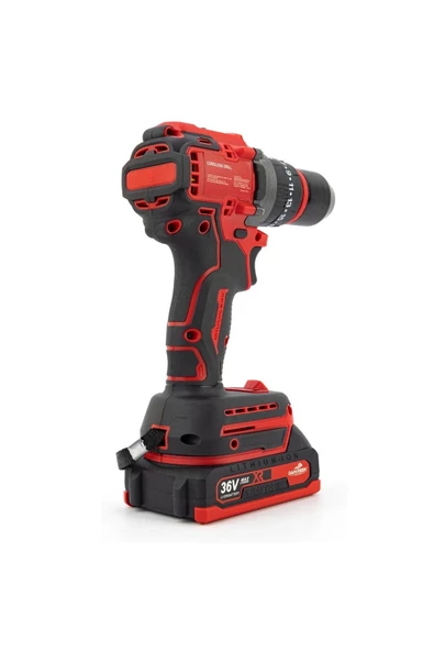 Kırmızı Kömürsüz Akülü Vidalama 10MM - 4