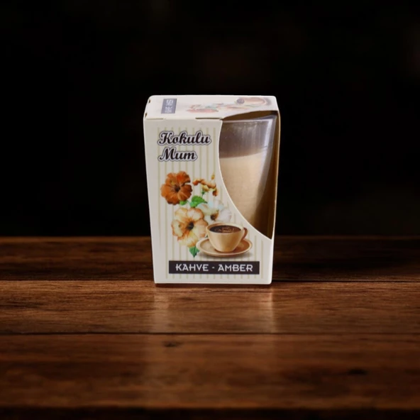 Kokulu Mum Dekoratif Mini Cam Kavanoz Bardak Mumluk Kandil Hediyelik Kahve Amber Kokulu Mumlar - 9