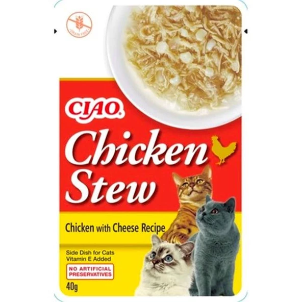 Ciao Chicken Churu Stew Tavuk Güveç ve Peynirli Kedi Ödül Maması 50 Gr.