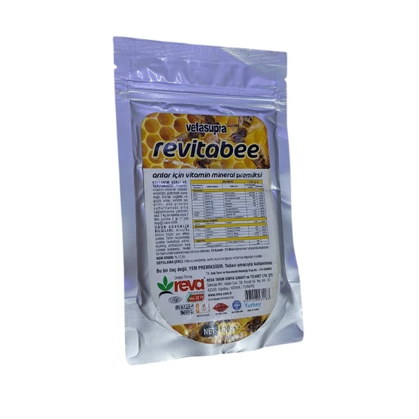 Vetasupra Revitabee Arılar İçin Vitamin ve Mineral Premiksi-100 Gr-2 Adet - 4