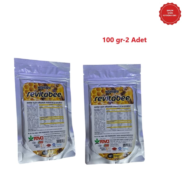 Vetasupra Revitabee Arılar İçin Vitamin ve Mineral Premiksi-100 Gr-2 Adet