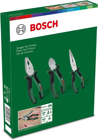 BOSCH 3'lü Pense Yan Keski Kargaburun Seti - 1600A02C0S - 2
