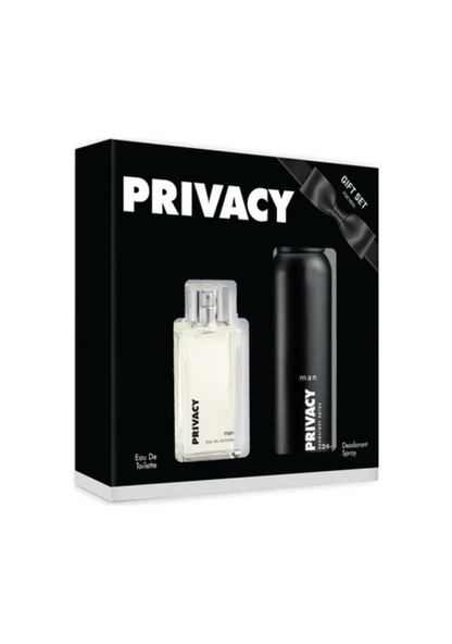 Privacy Erkek Parfüm EDT 100 ML + Sprey Deodorant 150 ML - 3