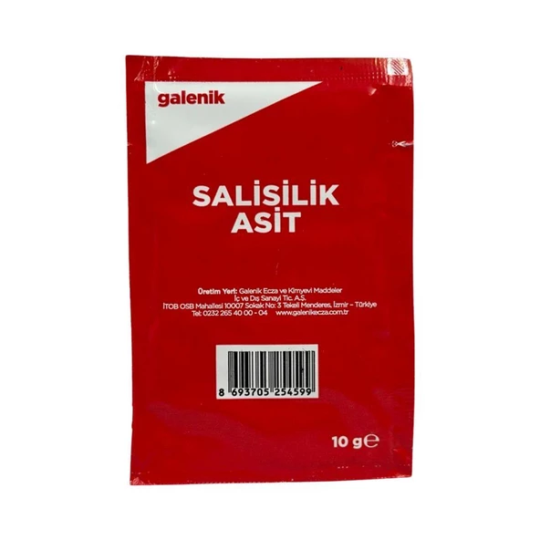 Galenik Salisilik Asit (Acıde Salıcylıque) 10 Gr