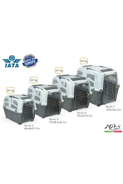Record Skudo 5 Iata Tekerleksiz Köpek Taşıma Kabı - 2