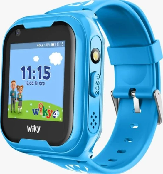 Wiky Watch 4G Görüntülü Konuşma Mavi Akıllı Çocuk Saati - 3
