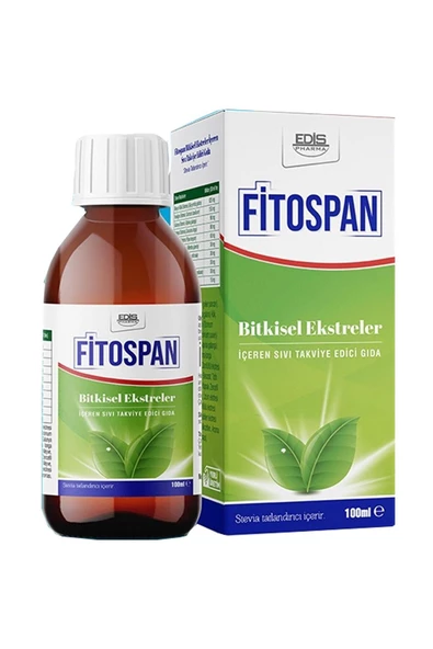 Fitoderm Fitospan Bitkisel Ekstreler Içeren Takviye Edici Gıda 100 ml