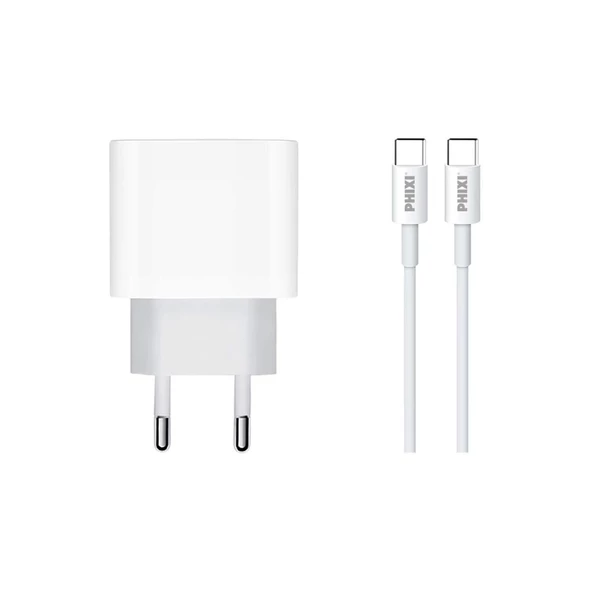 Force Qch281t Pd Destekli 15w Type-c To Type-c Usb Kablolu Şarj Cihazı - 6