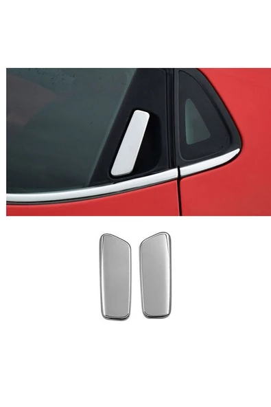 Renault Clio 4 Krom Arka Kapı Kolu 2 Prç. 2012 Ve Üzeri Paslanmaz Çelik