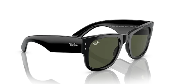 Ray-Ban Mega Wayfarer 0840S 901/31 Black-Green Güneş Gözlüğü - 3