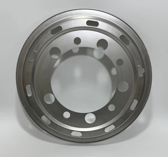 Paslanmaz Çelik Dorse Kamyon Tekerlek Jant Kapağı 22,5inç - Resim 4