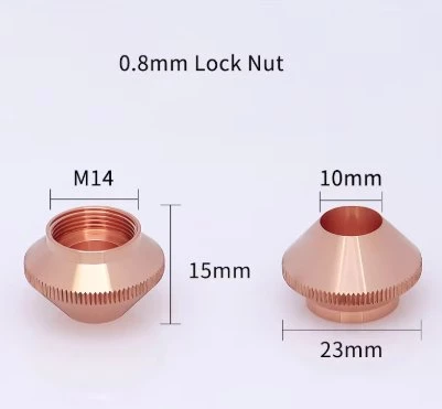 Lazer Kesim Makinesi Mermi Nozulu 0,8mm 10 Adet - Resim 2