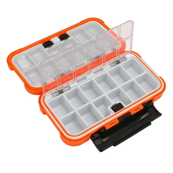 Shufa 16 Gözlü Su Geçirmez LRF ve Aksesuar Kutusu 16.3x9x4.3cm - 3