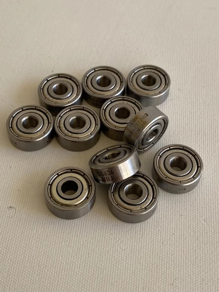 624 Minyatür Rulman 4x13x5 mm 10 Adet - 3D Yazıcı Rulmanı - Resim 7