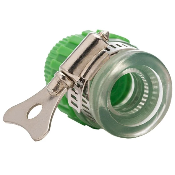 Otomatik Kelepçeli Musluk Bağlantı Aparatı - Musluk Apaptörü 15-21 mm Musluk Tarafı genişliği - 2