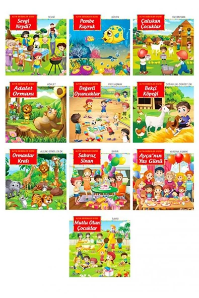 Aydede Yyayıncılık Altın Değerler Dizisi ( 10 Kitap )