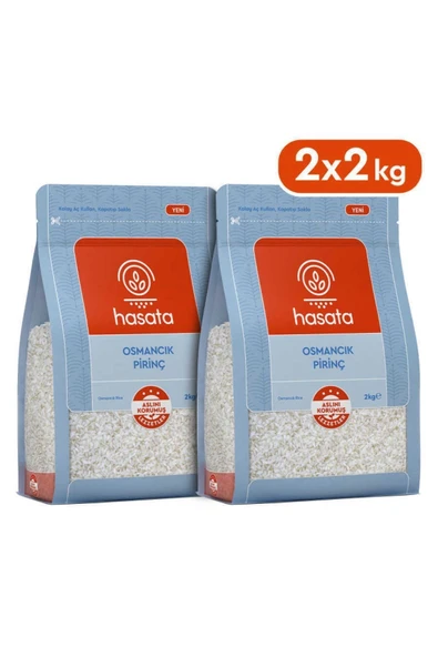 Hasata Osmancık Pirinç 2000 gr x 2 Adet