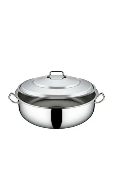 Dizdar Sanayi Tipi Helvane Tencere Kapaklı 36x15 Cm 16 Lt ürün görseli 1