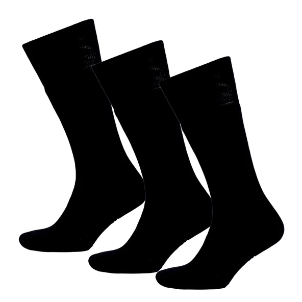 Thermoform Akrilik Asker Çorap 3'lü Paket Siyah ürün görseli