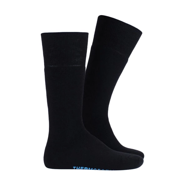 Thermoform Akrilik Asker Çorap 3'lü Paket Siyah - Resim 2