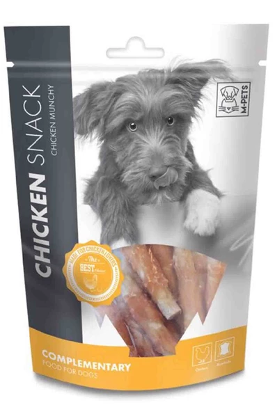 M-PETS CHICKEN MUNCHY KÖPEK ÖDÜLÜ 80GR