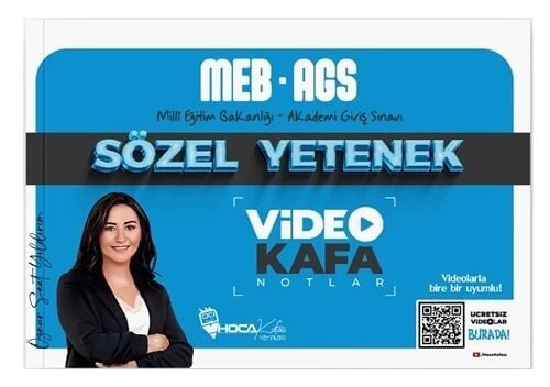 Hoca Kafası 2025 MEB-AGS Sözel Yetenek Video Kafa Notlar - Öznur Saat Yıldırım Hoca Kafası