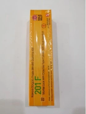 KALE 201 - F PRAZİS KANCA SÜRGÜLÜ SÜRME KAPI KİLİDİ ( HOROZ ) ( FİAM ) HOROZ KİLİT - 2