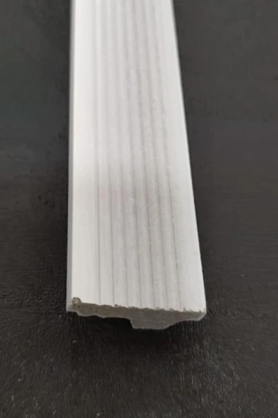 Renkli Duvarlar Dekoratif Boyanabilir 1 Adet 4 cm x 120 cm Eğimli Polistren Duvar Çıtası Salon Koridor Tablo Çıta - 4