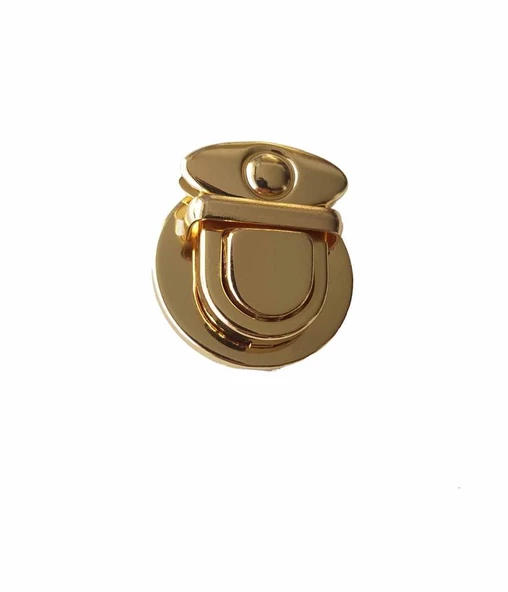 Çanta Aksesuar Light Gold Renk Mini Kilit