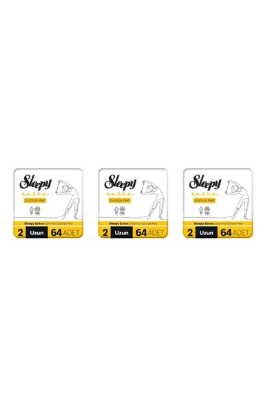 Sleepy Extra Ultra Ince Günlük Ped Uzun 192 Adet Ped