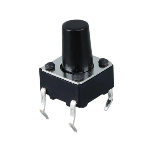 Tact Switch (C-9 Buton) 6X6x5mm (Ic-200) - Resim 4