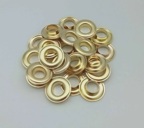 Çanta Aksesuar Light Gold 10'Lu Kuşgözü Kapsül 26 Numara