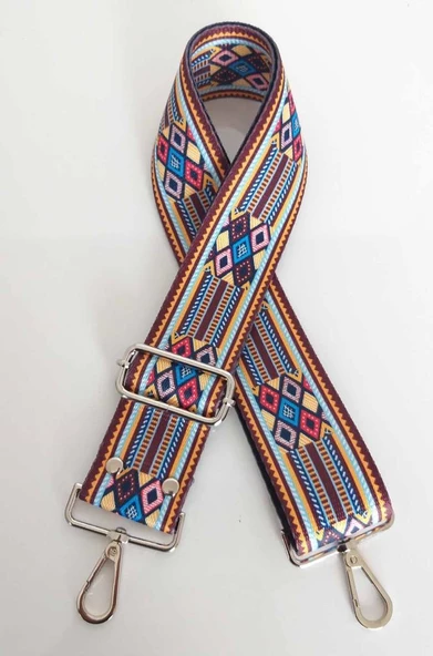 Çanta Aksesuar Polyester Kolon 120X5 Cm No:21 Gümüş Metalli