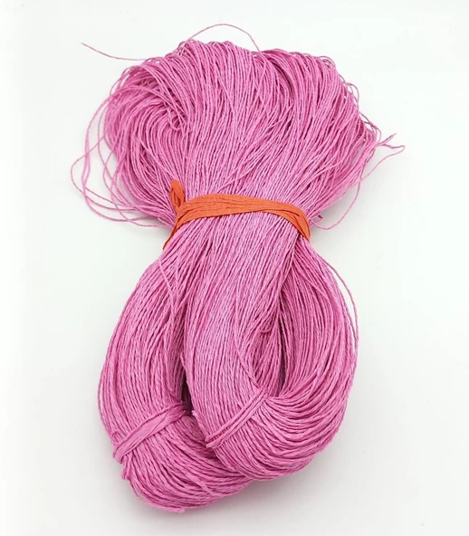 Çanta Aksesuar Koyu Pembe Renk Kağıt İp 250 Gr