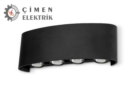 NOAS YL83 1062 Dış Mekan 8W Led Aplik 3000K Gün ışığı