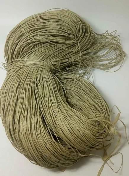 Çanta Aksesuar Küf Yeşili Renk Kağıt İp 300 Gr
