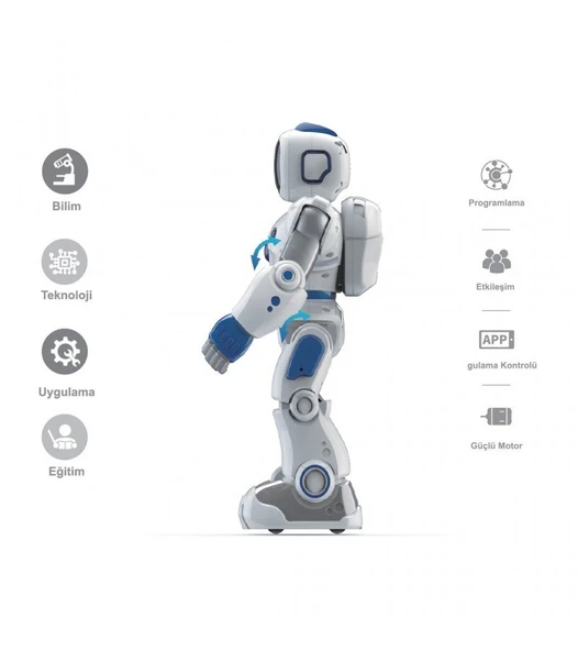 İnteraktif Şarjlı Akıllı Robot Uzaktan Kumandalı - Mavi Su Dünyası - Resim 3