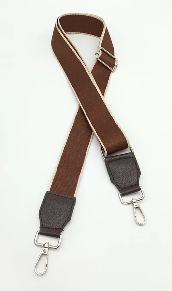 Çanta Aksesuar Suni Derili Polyester Kolon 120X4 Cm No:1 Gümüş Metalli