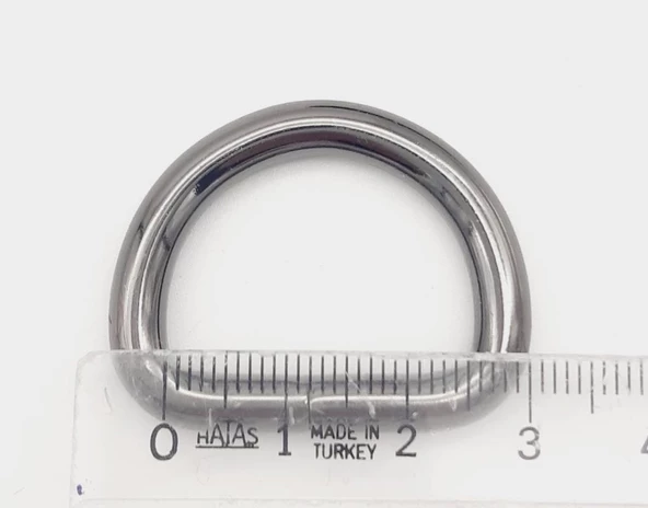 Çanta Aksesuar D Halka 2.5 Cm Füme 1 Adet - 2