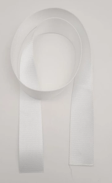 Çanta Aksesuar 4 Cm Beyaz Renk Polyester Kolon 1 Metre