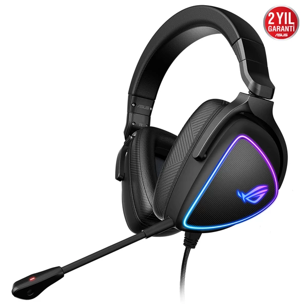 ASUS ROG DELTA S 7.1 ESS QUAD-DAC AI-MIC RGB USB-C BAĞLANTILI PC/PS4/XBOX/NINTENDO/MOBİL OYUNLAR