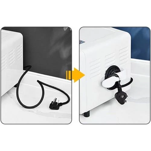 3B Trend 2 Adet Yapışkanlı Kablo Sabitleyici Düzenleyici Kablo Tutucu Airfryer Kablo Toparlayıcı - 3