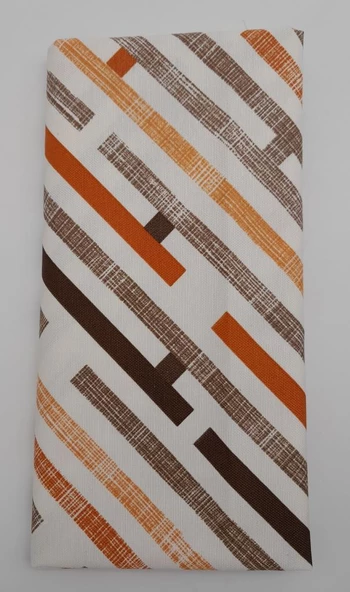 Çanta Aksesuar 90X50 Cm Duck Astarlık Kumaş Çizgi Desen No:13