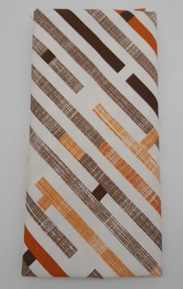 Çanta Aksesuar 90X50 Cm Duck Astarlık Kumaş Çizgi Desen No:13 - 2