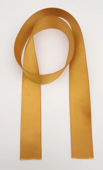 Çanta Aksesuar 4 Cm Hardal Renk Polyester Kolon 1 Metre - 1