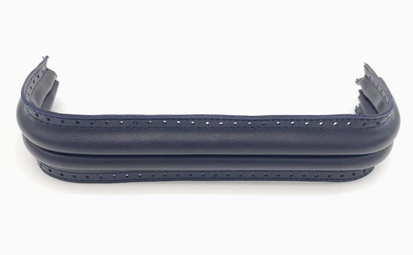 Çanta Aksesuar Lacivert Renk 25 Cm Gizli Çanta Bursu Suni Derili - 2