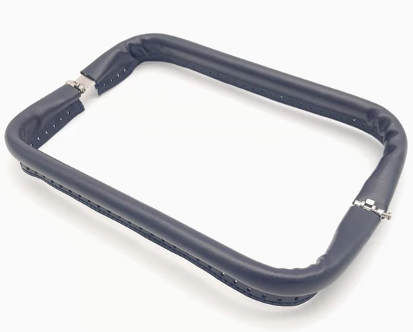 Çanta Aksesuar Lacivert Renk 25 Cm Gizli Çanta Bursu Suni Derili - 4